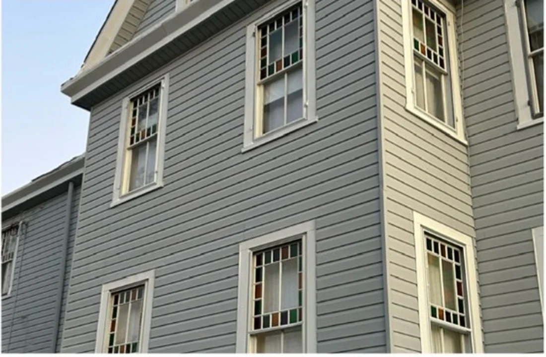 Finished exterior siding and trim