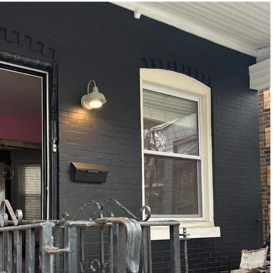 Exterior porch improvement work